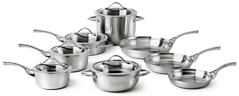 Calphalon Contemporary Stainless Steel Cookware Set